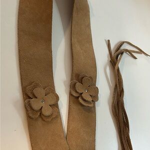 Chic Suede Women's Belt,  Buffalo brand, genuine leather, made in Canada